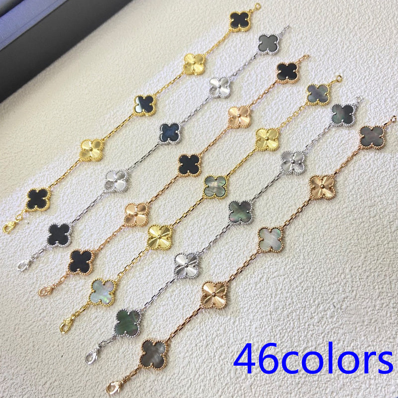X5X94VA181K  Popular bracelets  5 flowers normal size1.5cm flower