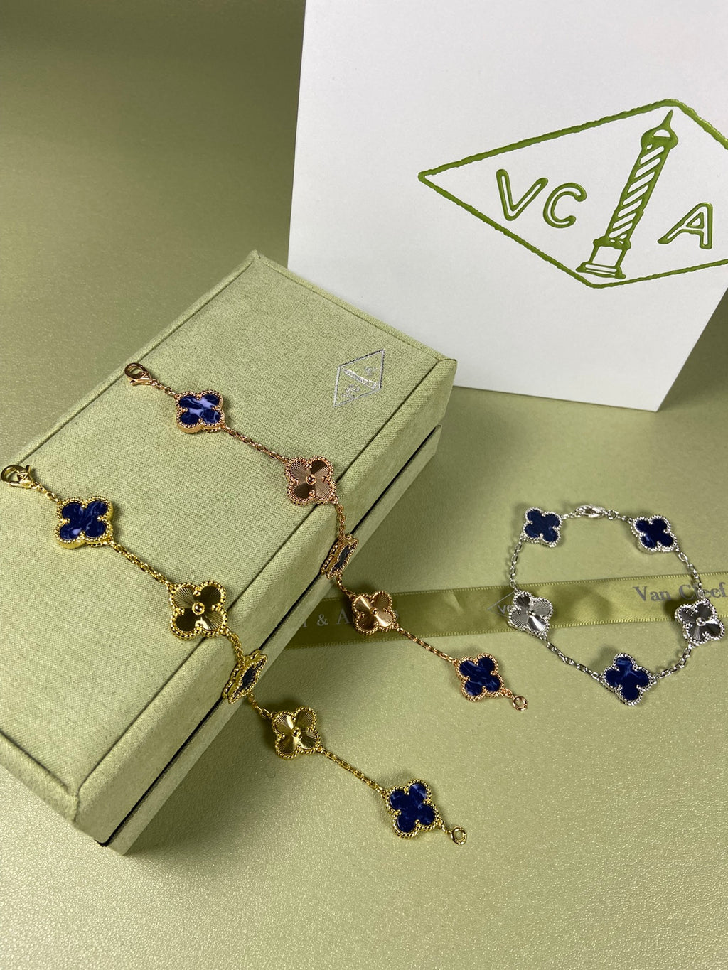X5X94VA181K  Popular bracelets  5 flowers normal size1.5cm flower