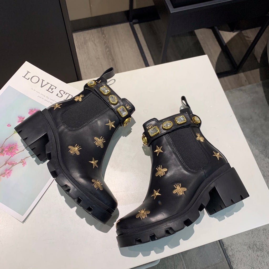 Z2XB199 Popular leather boot (top layer leather lining)