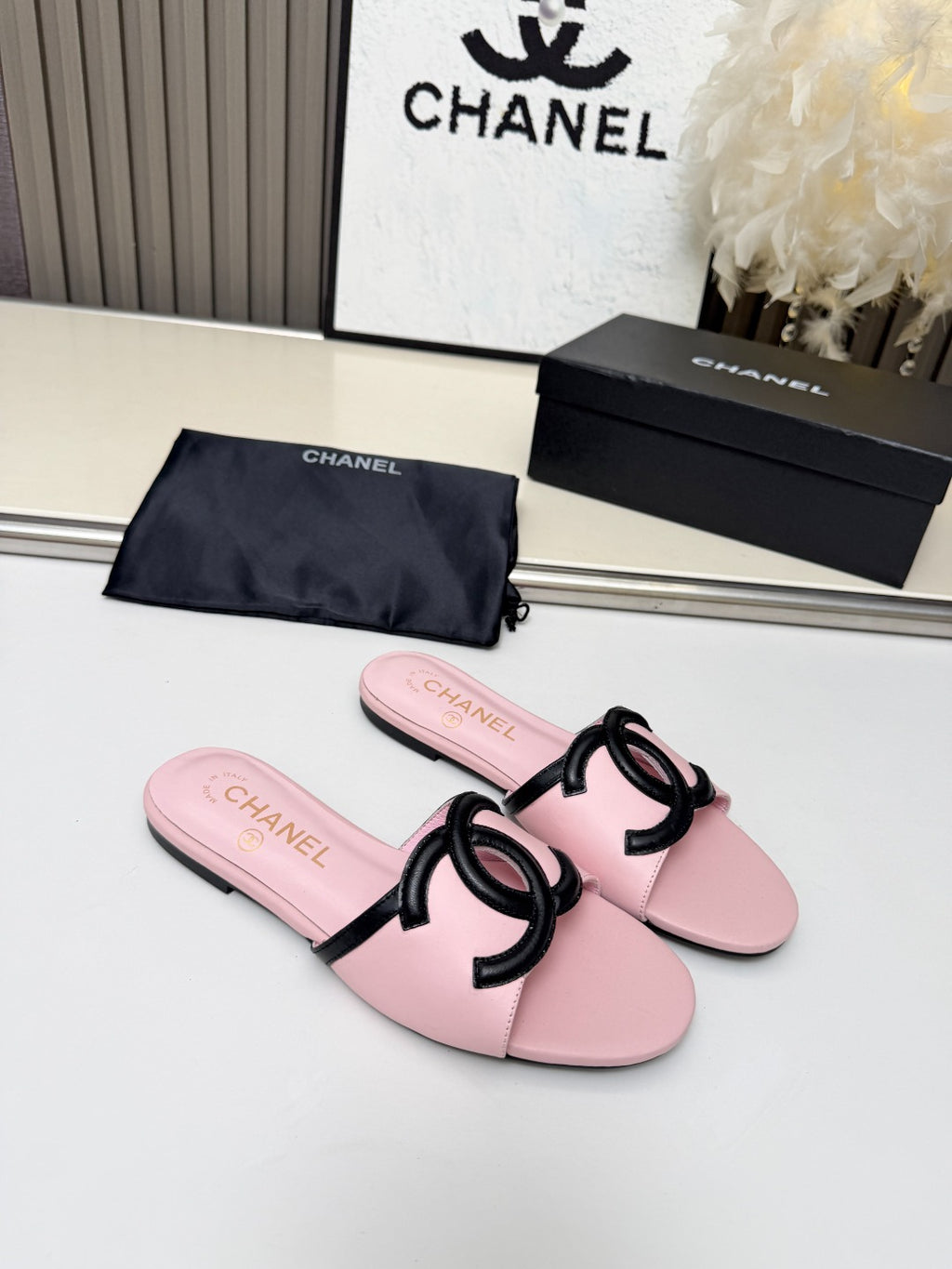 ZPX76C6  Popular high-quality leather slippers