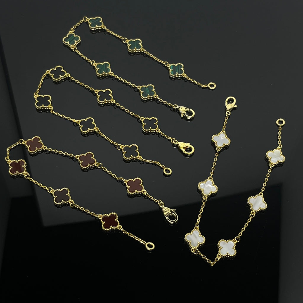 X5X94VA183K  Popular bracelets 6 flowers mini size 0.9cm flower