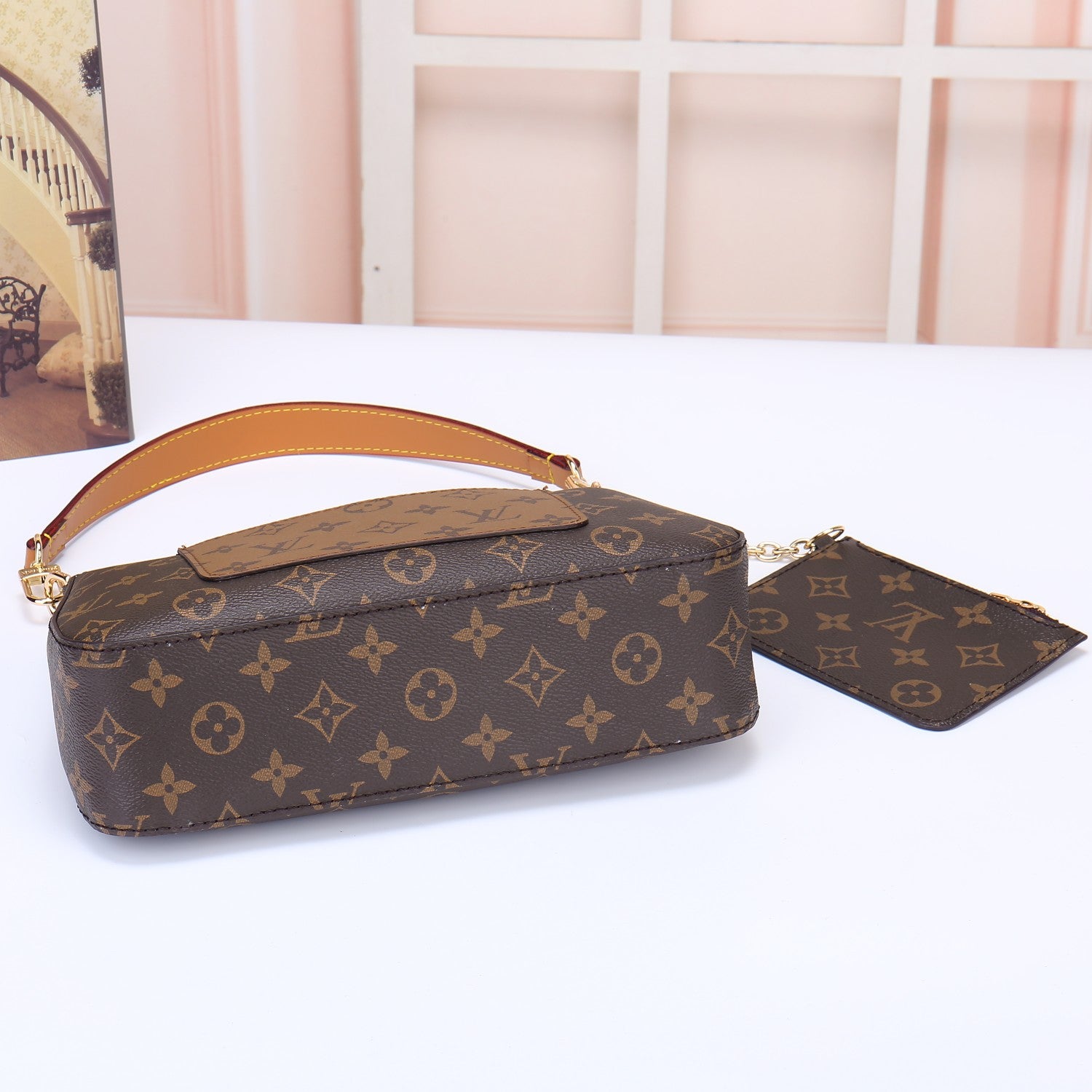 B1X43E52 Popular  leather bag 