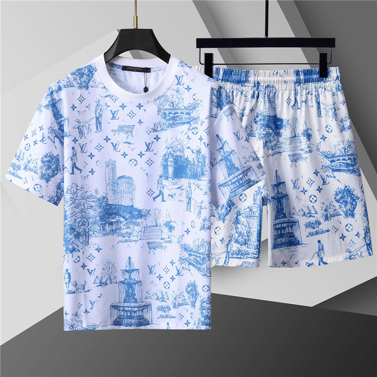 U1W35E107  Popular shirt and shorts set