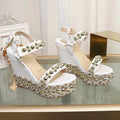 Z2ZA48 Popular leather High heels 12cm heel