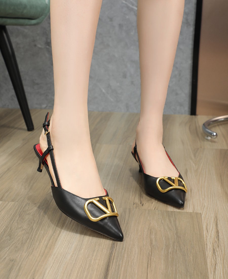 Z2R45VL19 Popular leather  High heels