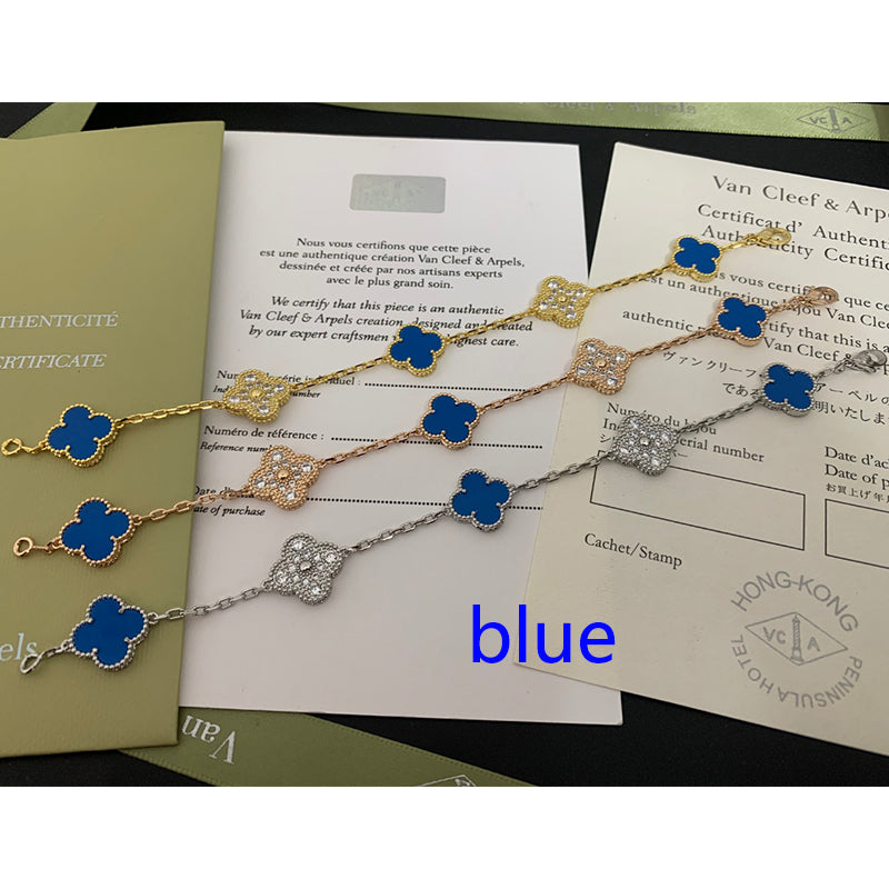 X5X53VA179K  Popular bracelets 5 flowers normal size1.5cm flower