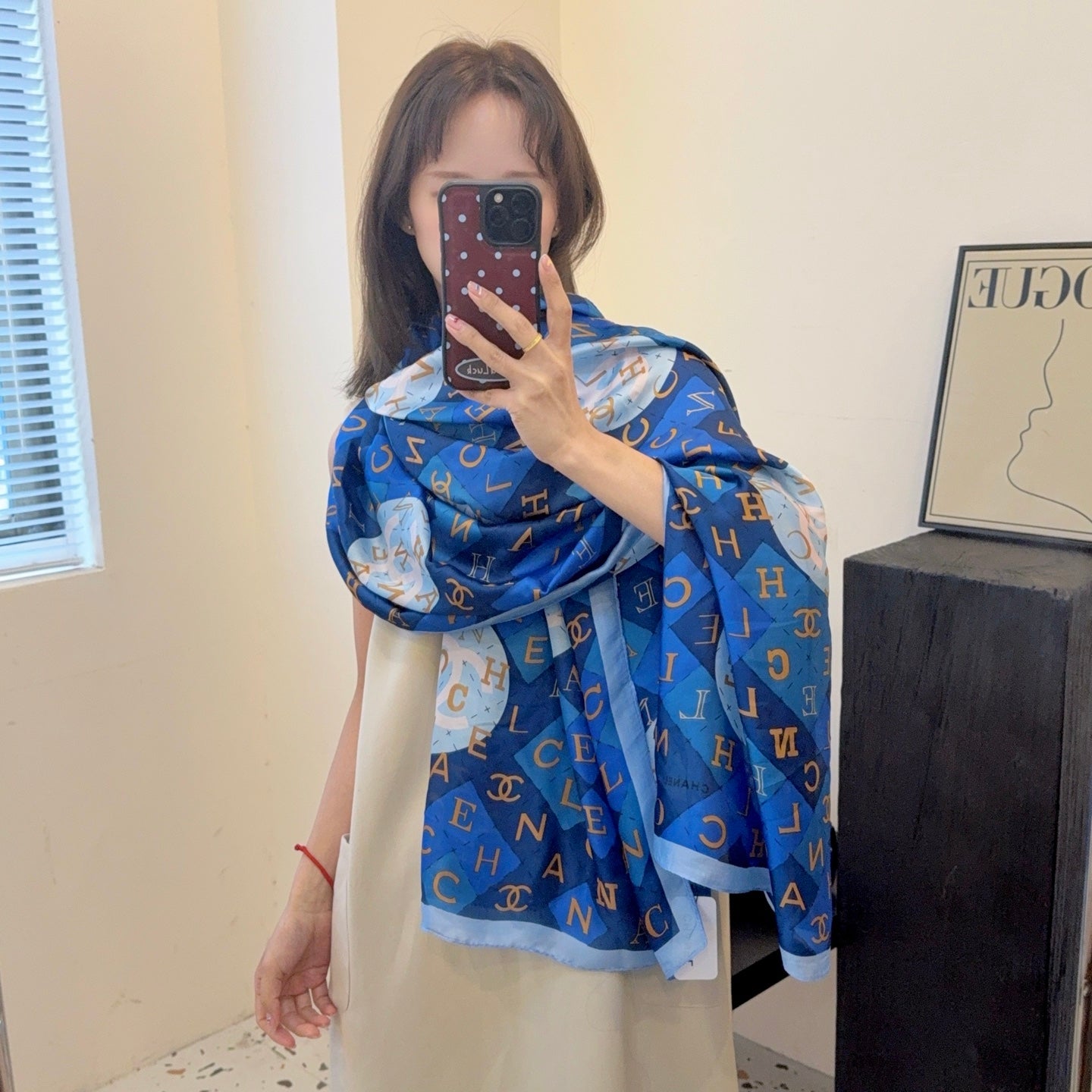 W1Z35C204 Popular Silk Scarve