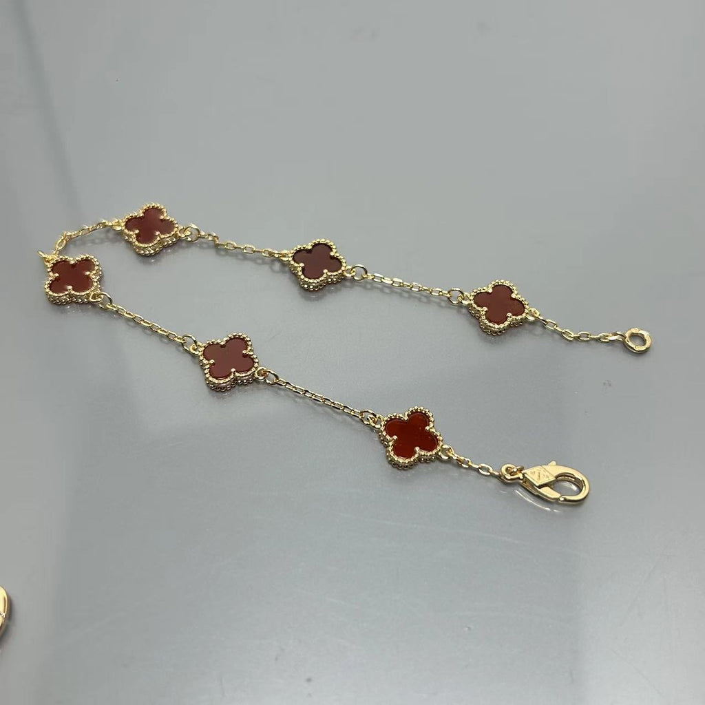 X5X94VA183K  Popular bracelets 6 flowers mini size 0.9cm flower