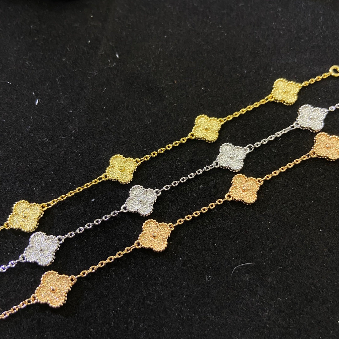 X5X94VA183K  Popular bracelets 6 flowers mini size 0.9cm flower