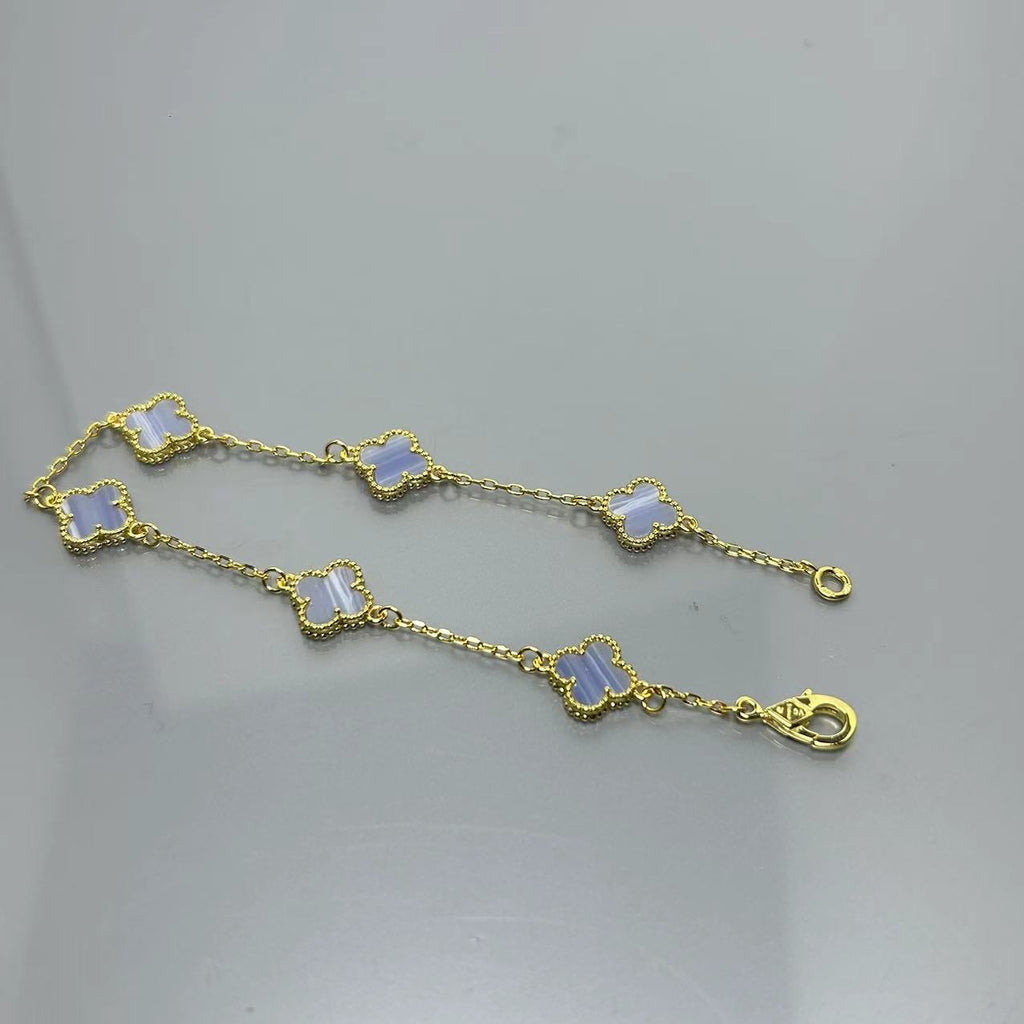 X5X94VA183K  Popular bracelets 6 flowers mini size 0.9cm flower