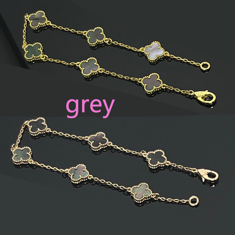 X5X94VA183K  Popular bracelets 6 flowers mini size 0.9cm flower