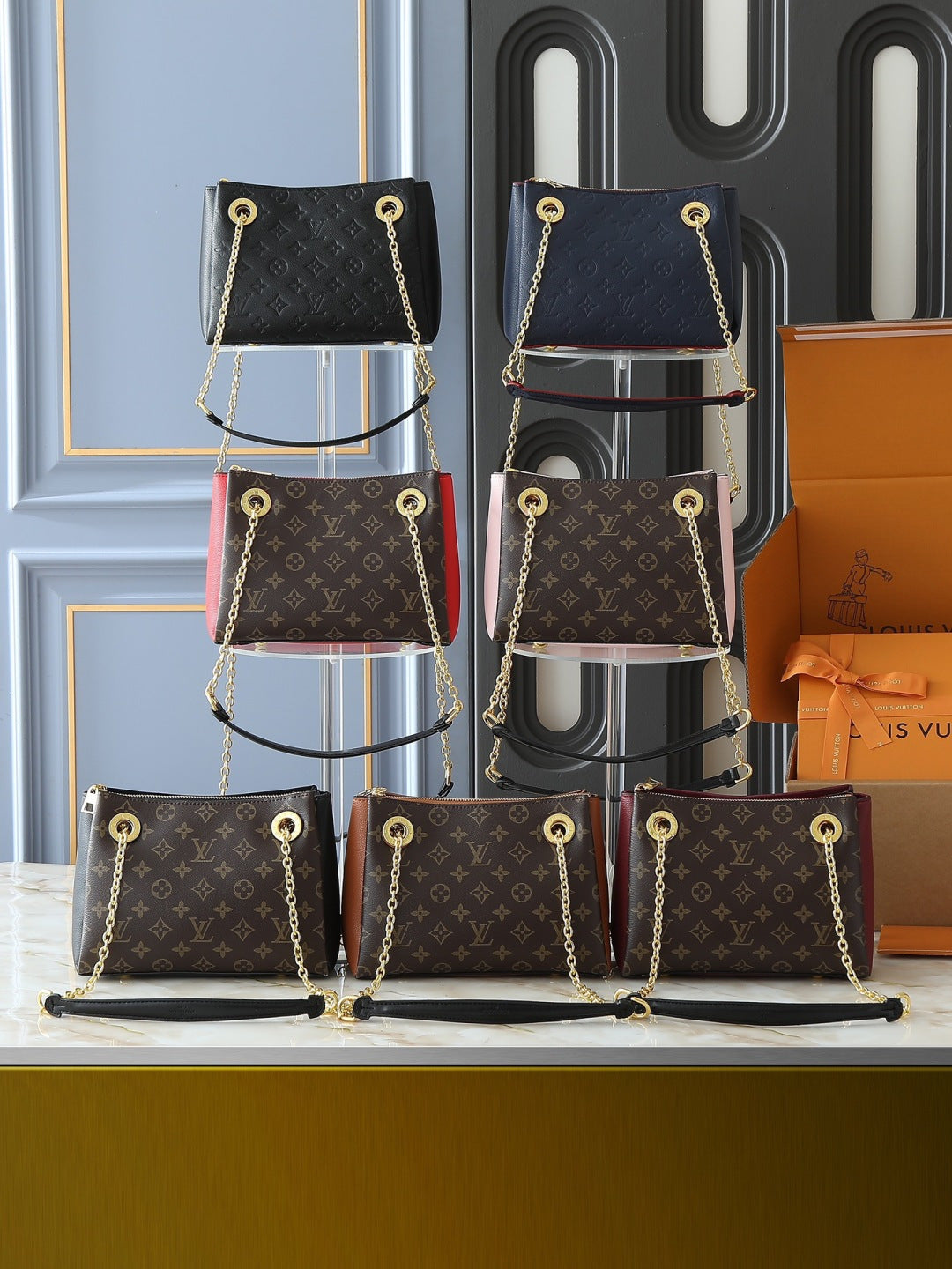 B1P36E75 Popular leather bag