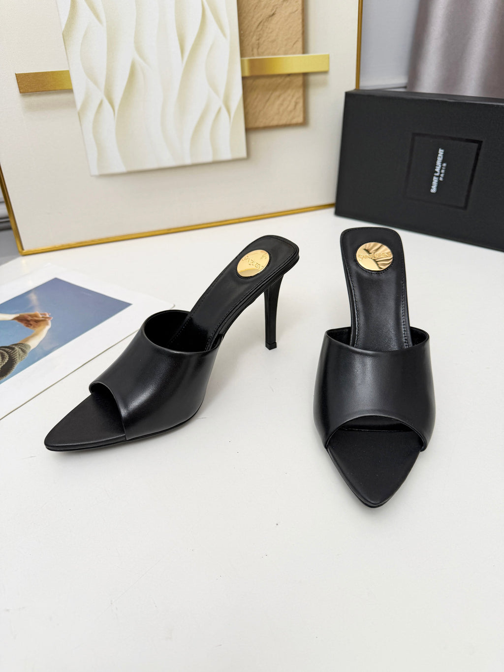 Z2P36SL6 Popular high-quality leather Shoes(heel-height 9cm)