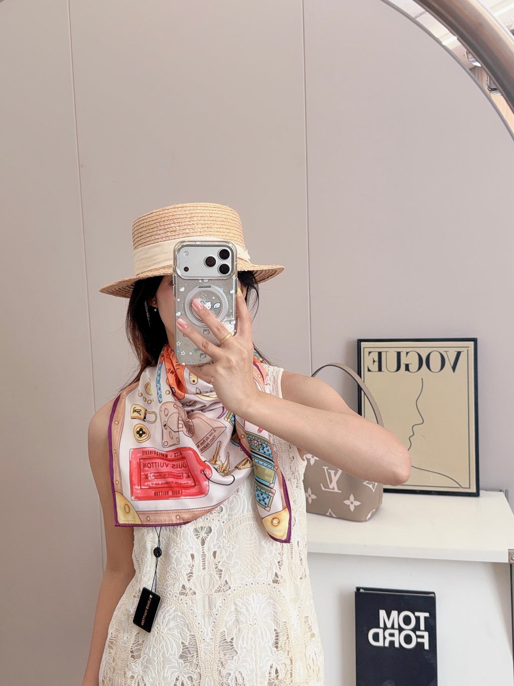 W1N36E18 Popular Silk Scarve