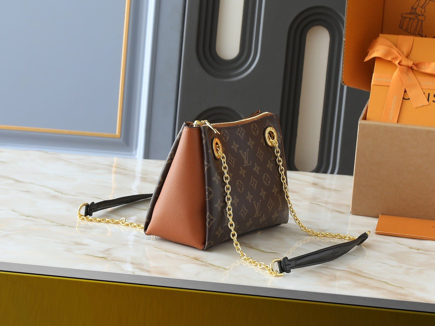 B1P36E75 Popular leather bag