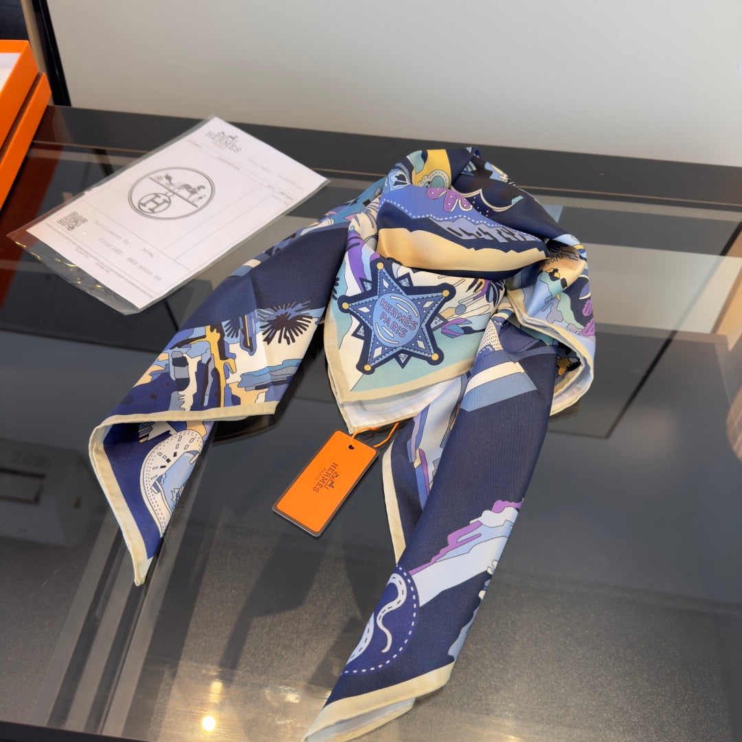 W1N46H22 Popular Silk Scarve
