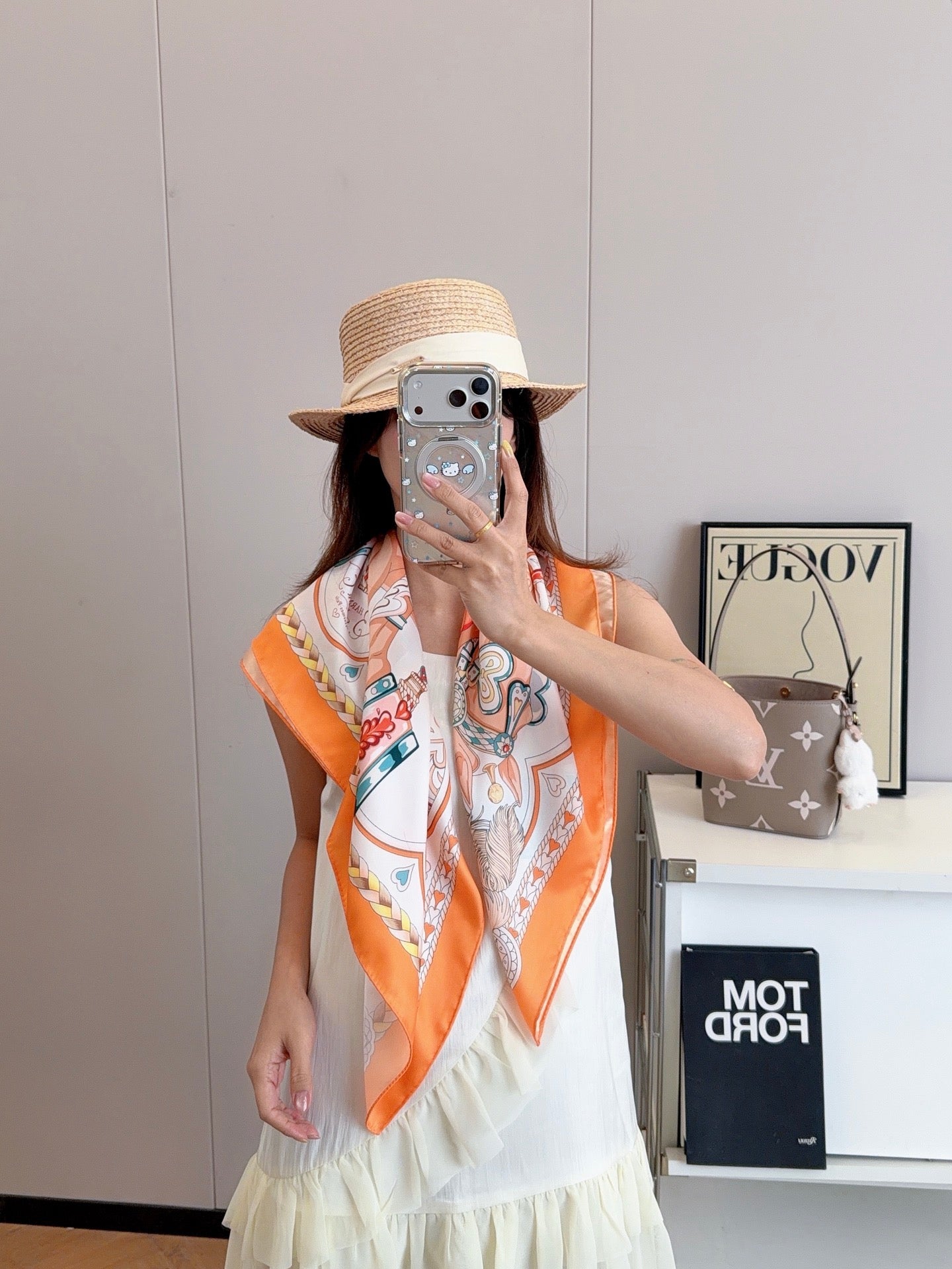W1N36H9 Popular Silk Scarve
