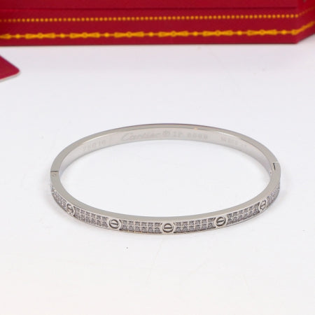 X3B11K2K  Popular 2-row diamond bracelet