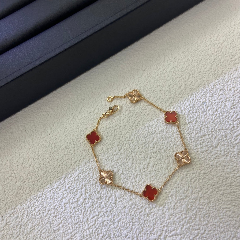 X5X63VA190K  Popular  6 flowers bracelets+2 flowers earrings