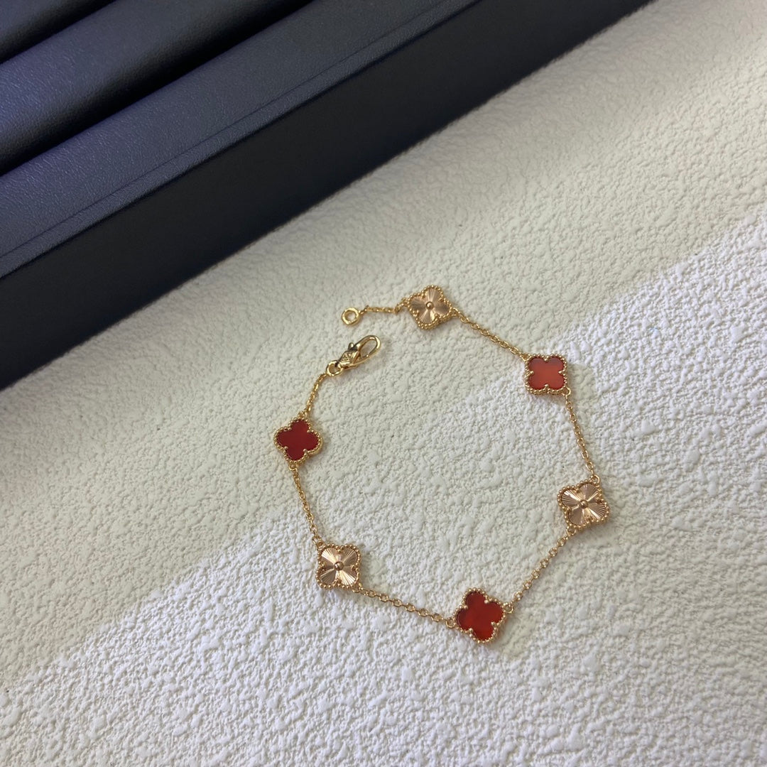 X5X63VA190K  Popular  6 flowers bracelets+2 flowers earrings