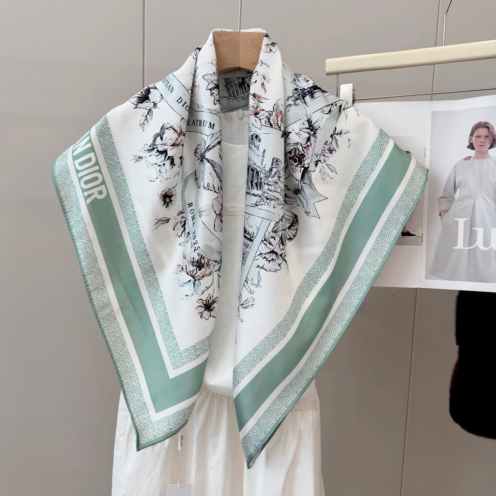 W1N36D21 Popular Silk Scarve