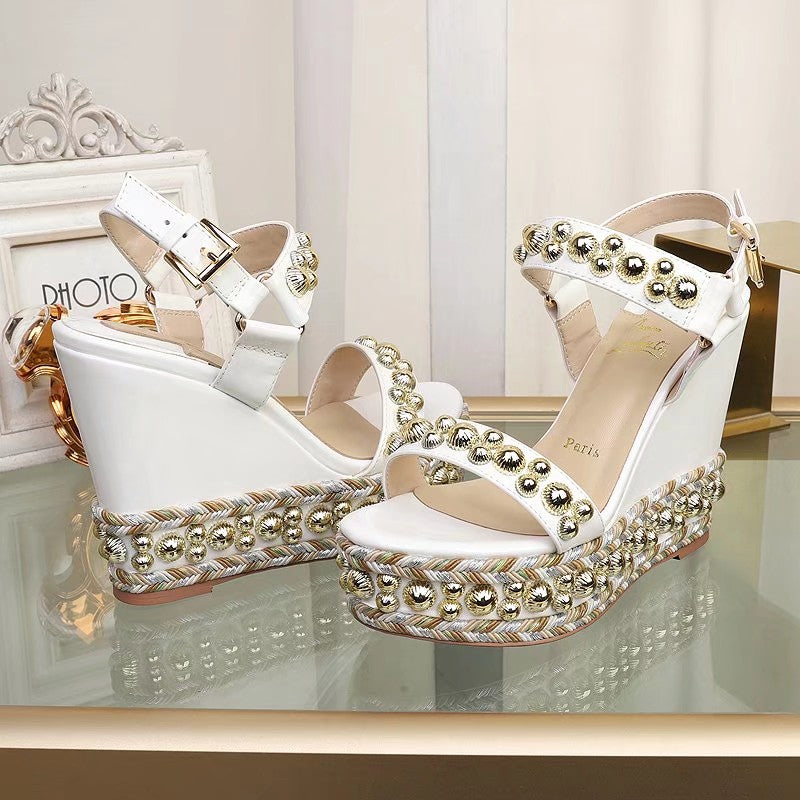 Z2ZA48 Popular leather High heels 12cm heel