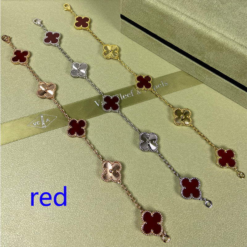 X5X94VA181K  Popular bracelets  5 flowers normal size1.5cm flower