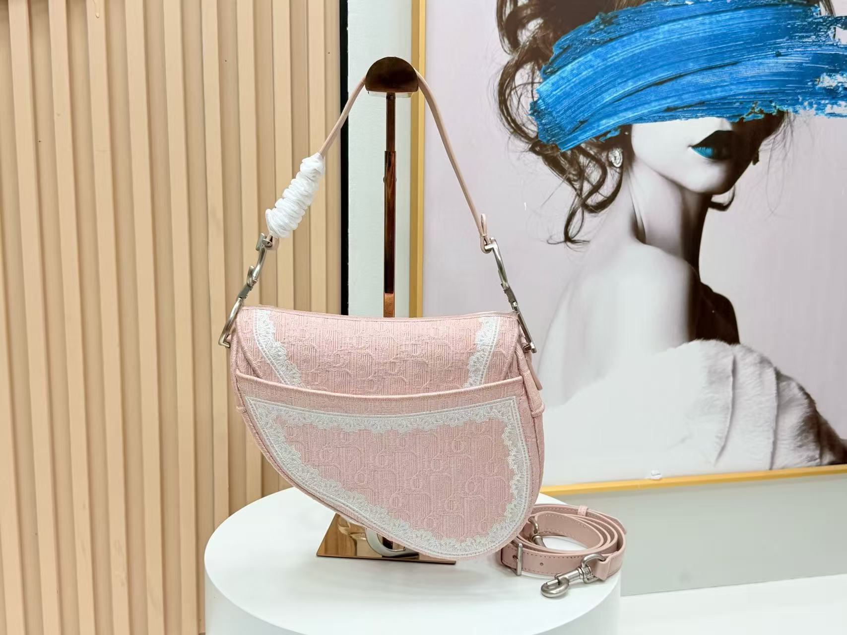 B1P76D6 Trendy classic high-quality genuine canvas bag