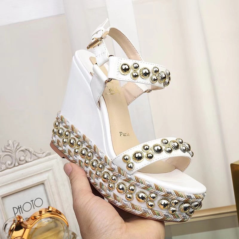 Z2ZA48 Popular leather High heels 12cm heel