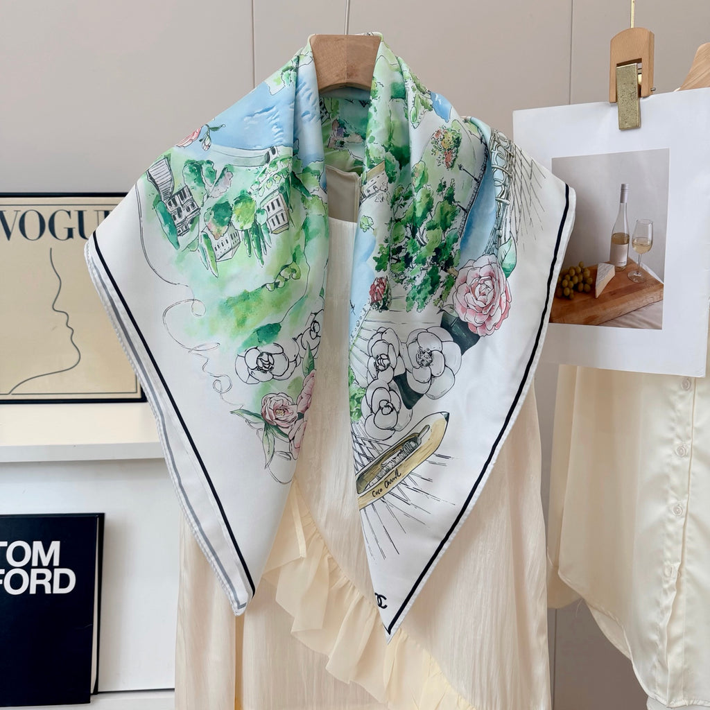 W1N36C15 Popular Silk Scarve