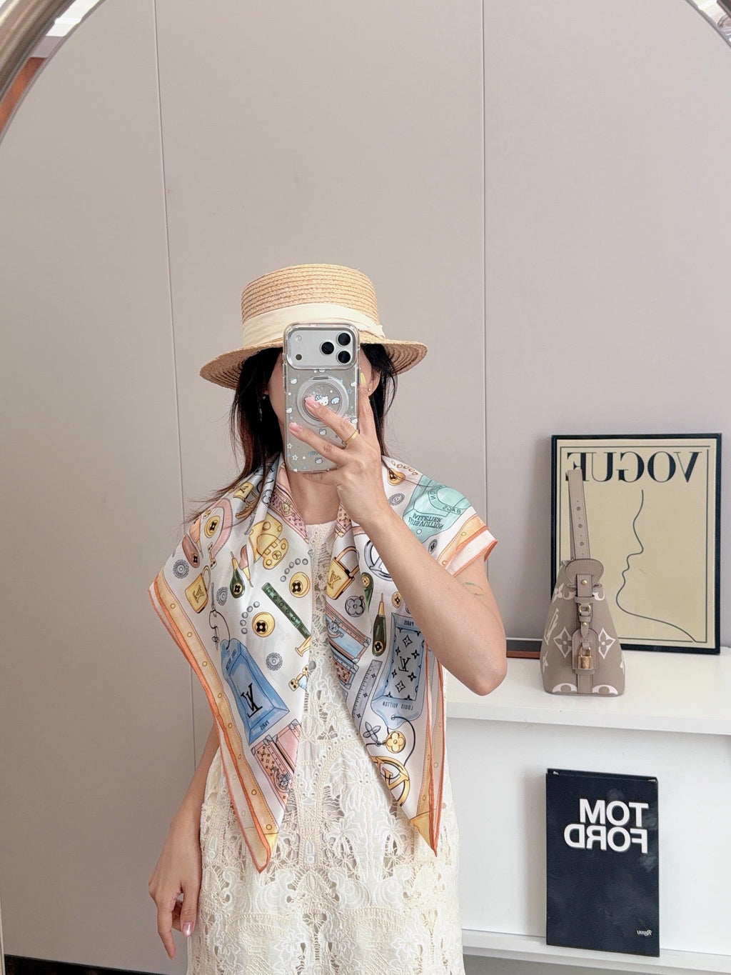 W1N36E18 Popular Silk Scarve