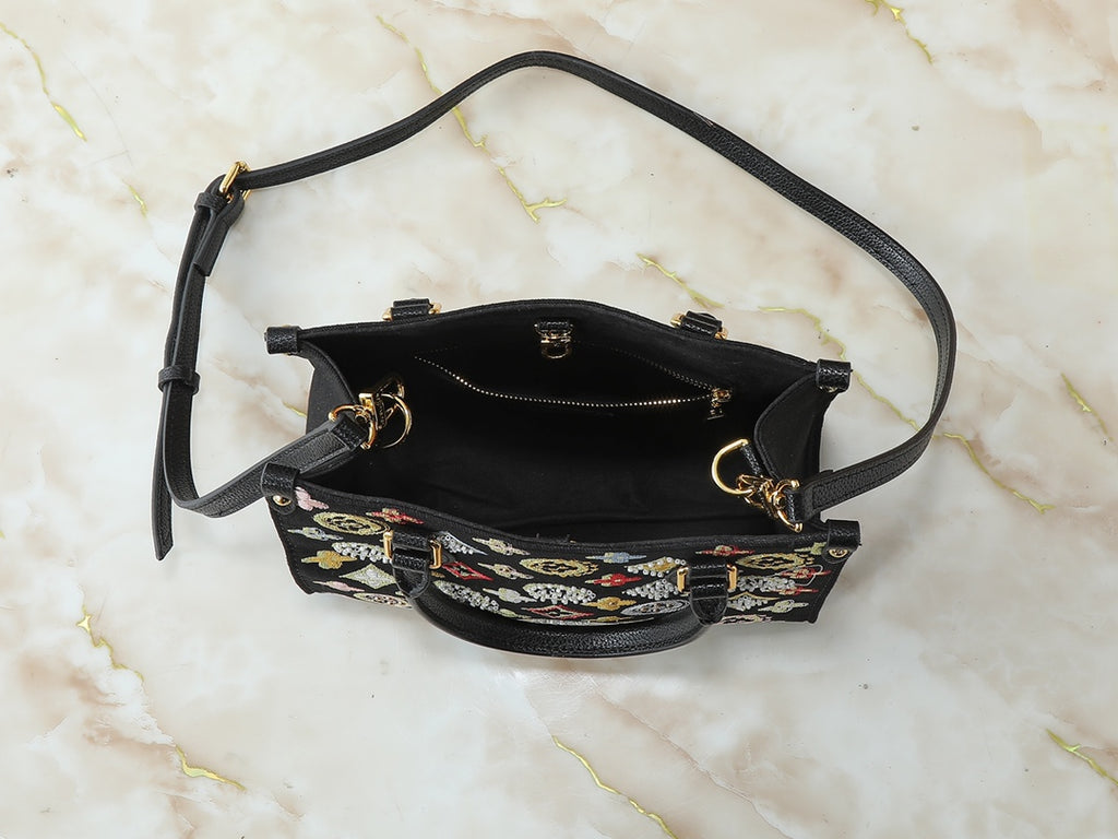 B1R15E22 Popular  genuine leather embroidered bag