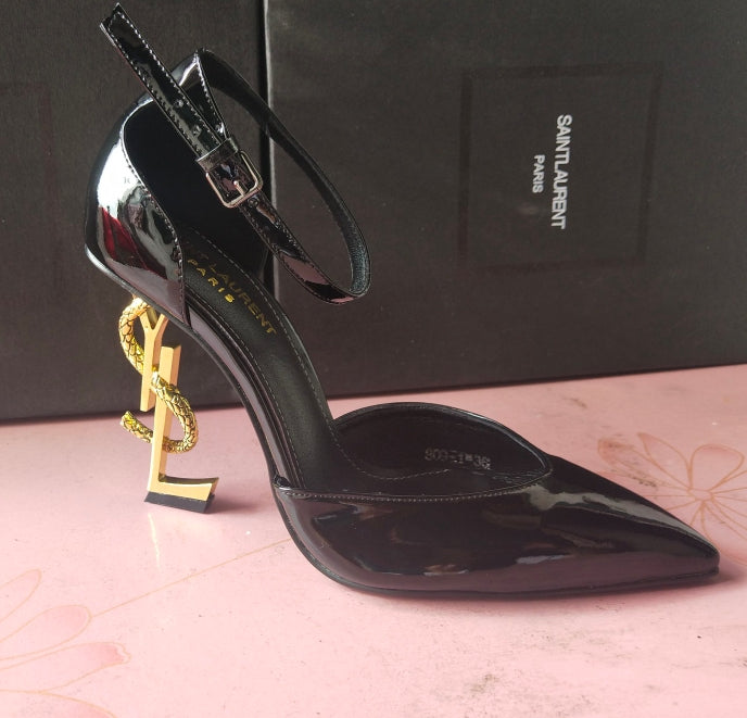 Z2XSL158 Popular leather high heels（patent leather）