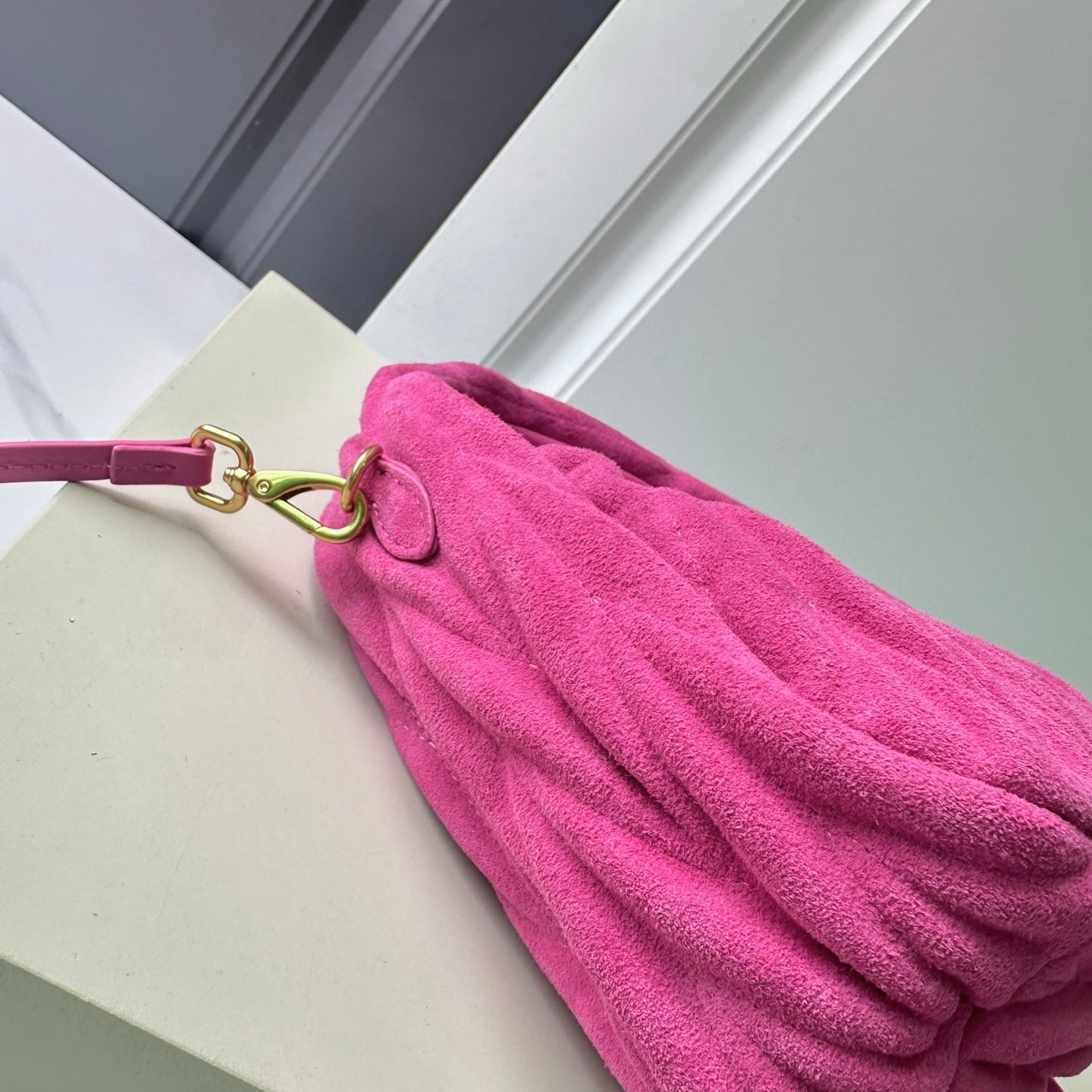 B1P46A117 Popular buckskin bag