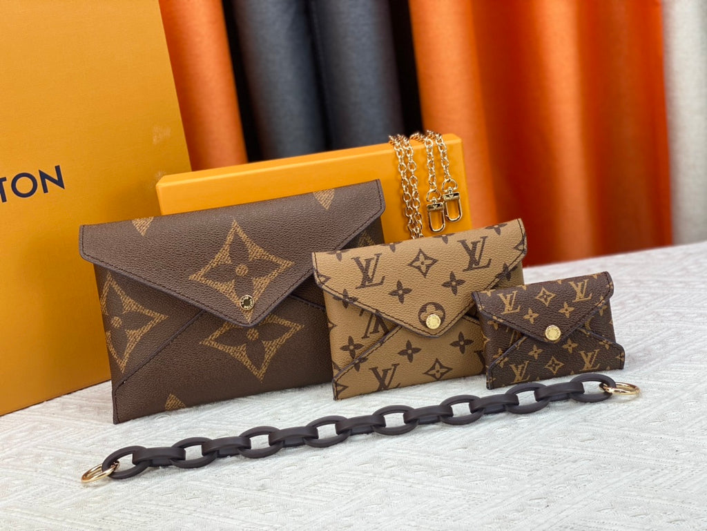 B1P46E27 Popular leather bag（three-piece）