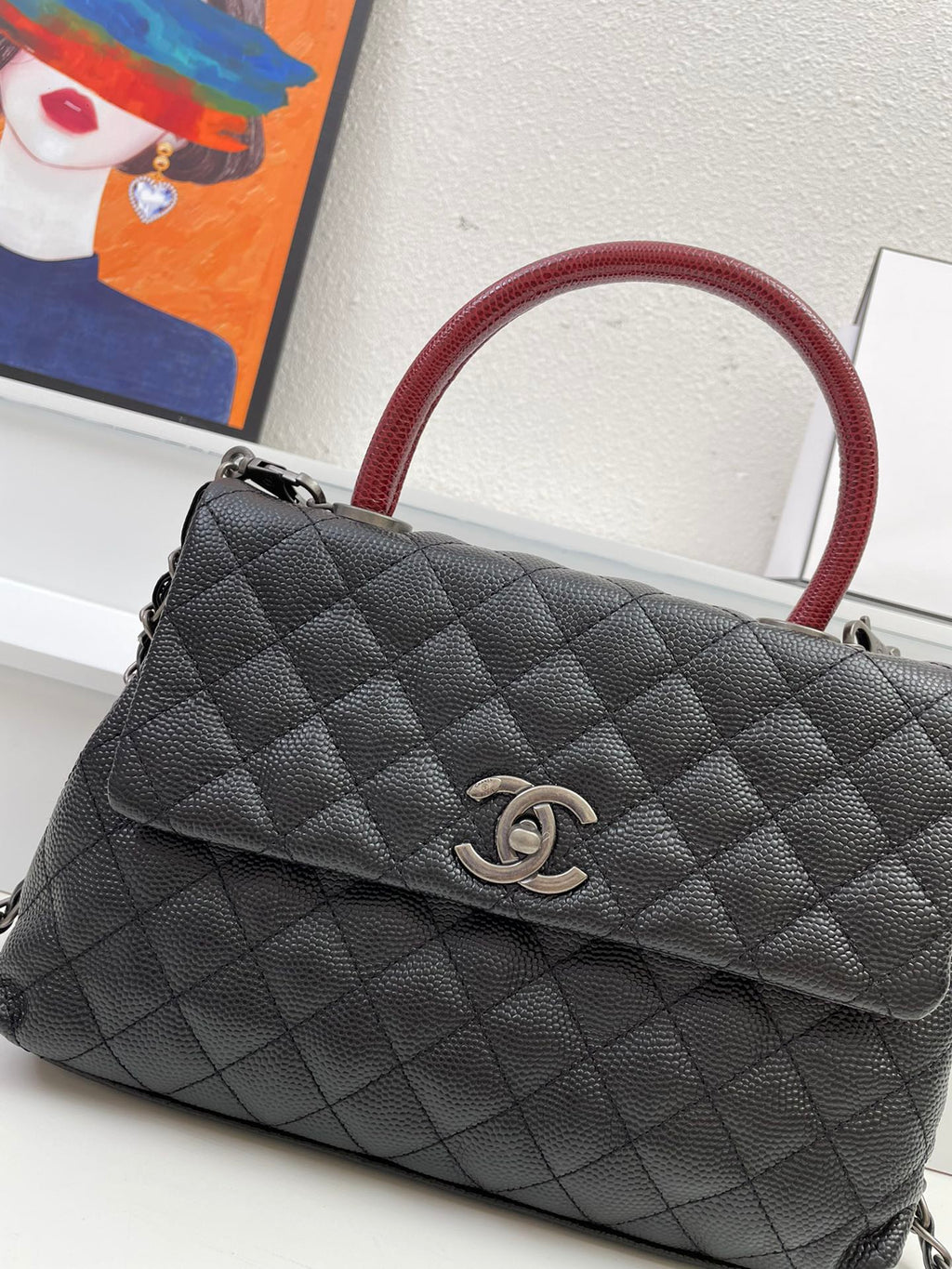 B1X43C98 Popular  leather bag 