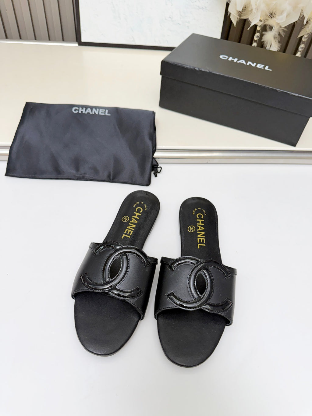 ZPX76C7  Popular high-quality leather slippers