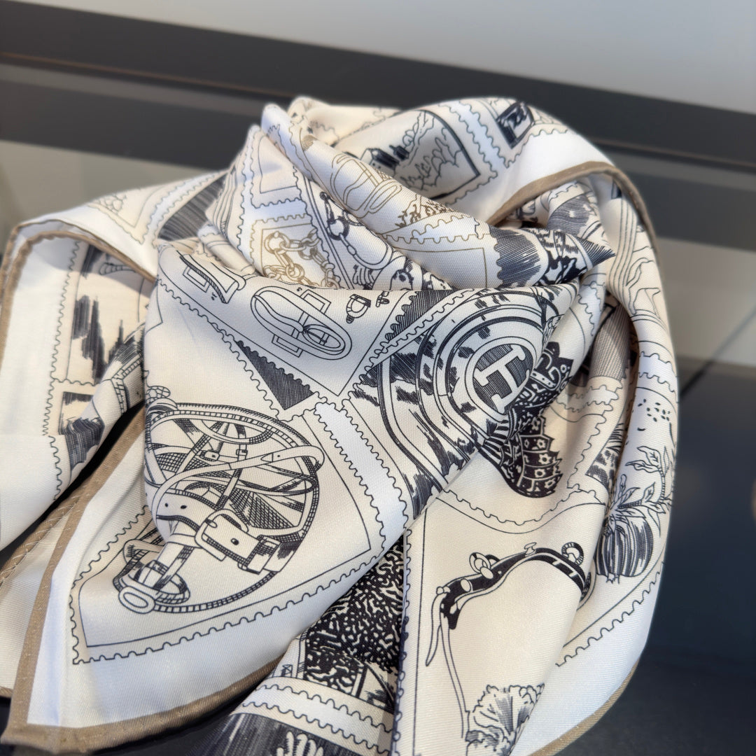 W1N46H34 Popular Silk Scarve