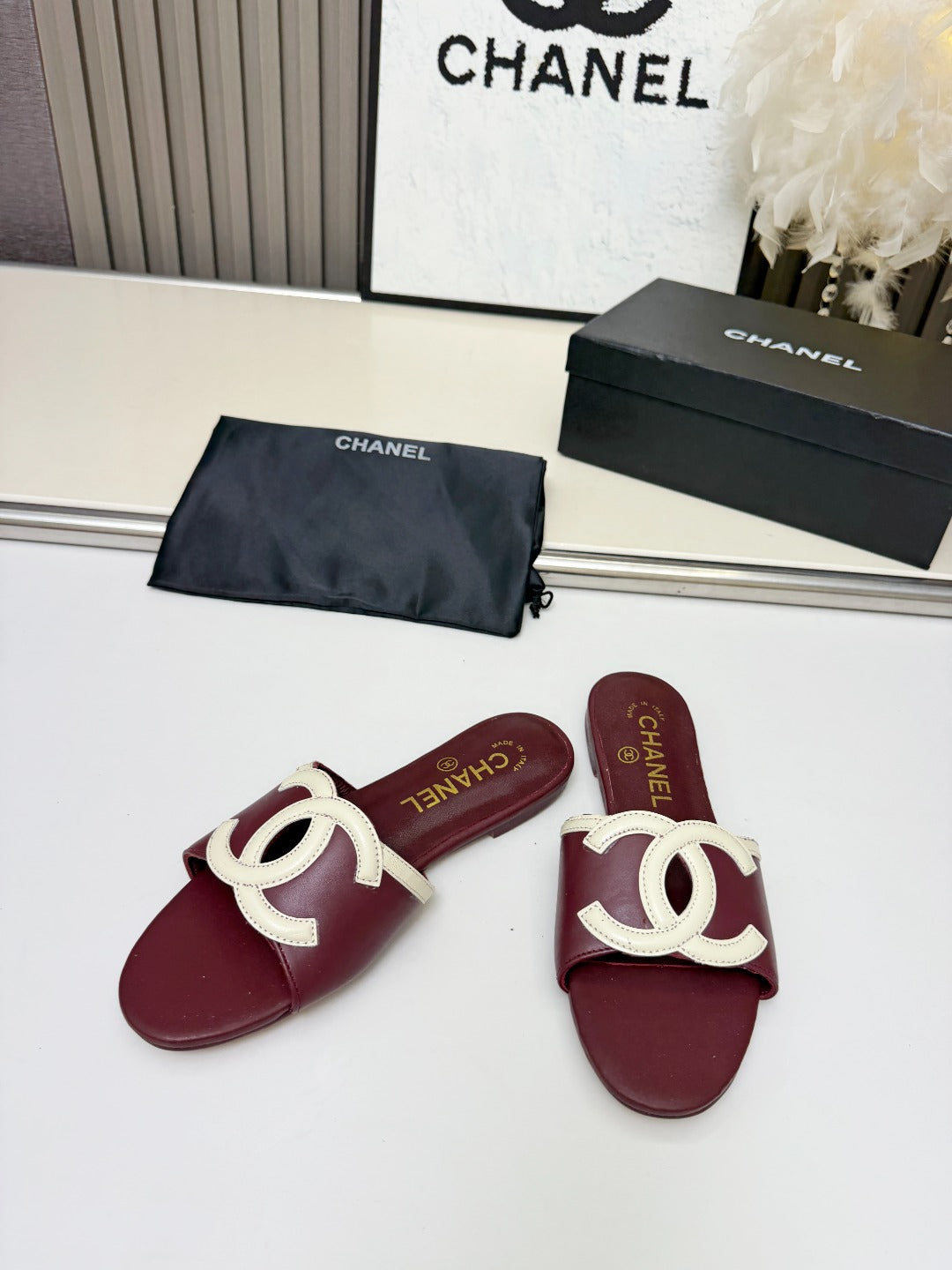 ZPX76C6  Popular high-quality leather slippers