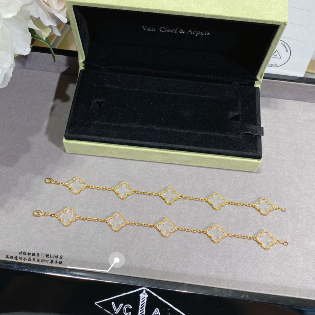 X5X53VA180K  Popular bracelets 5 flowers normal size1.5cm flower