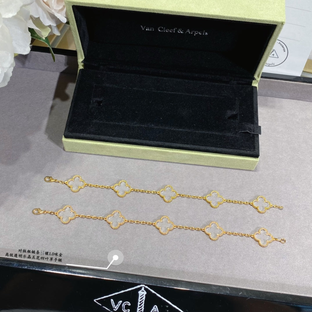 X5X53VA180K  Popular bracelets 5 flowers normal size1.5cm flower