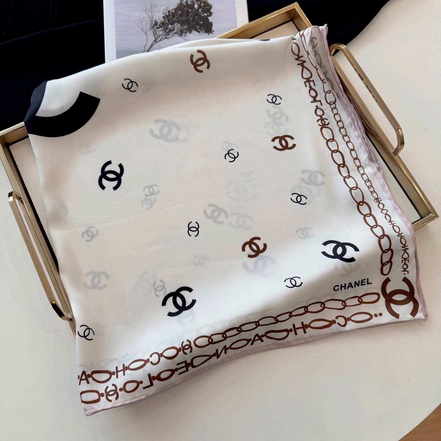 W1N4610 Popular Silk Scarve