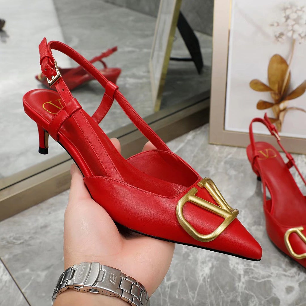 Z2R45VL19 Popular leather  High heels