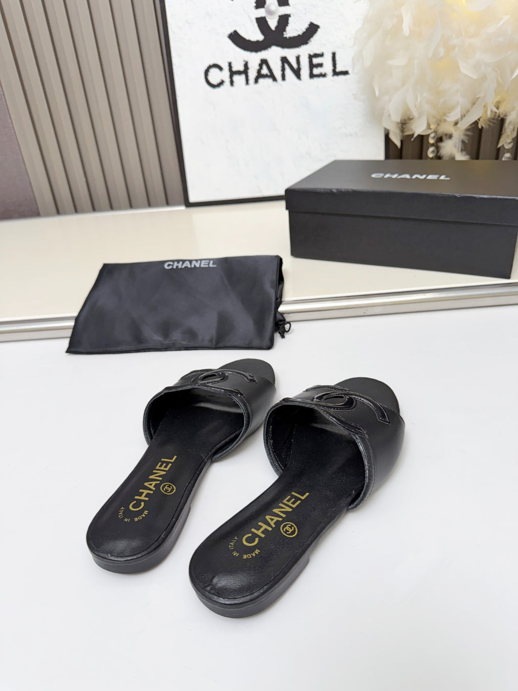 ZPX76C6  Popular high-quality leather slippers