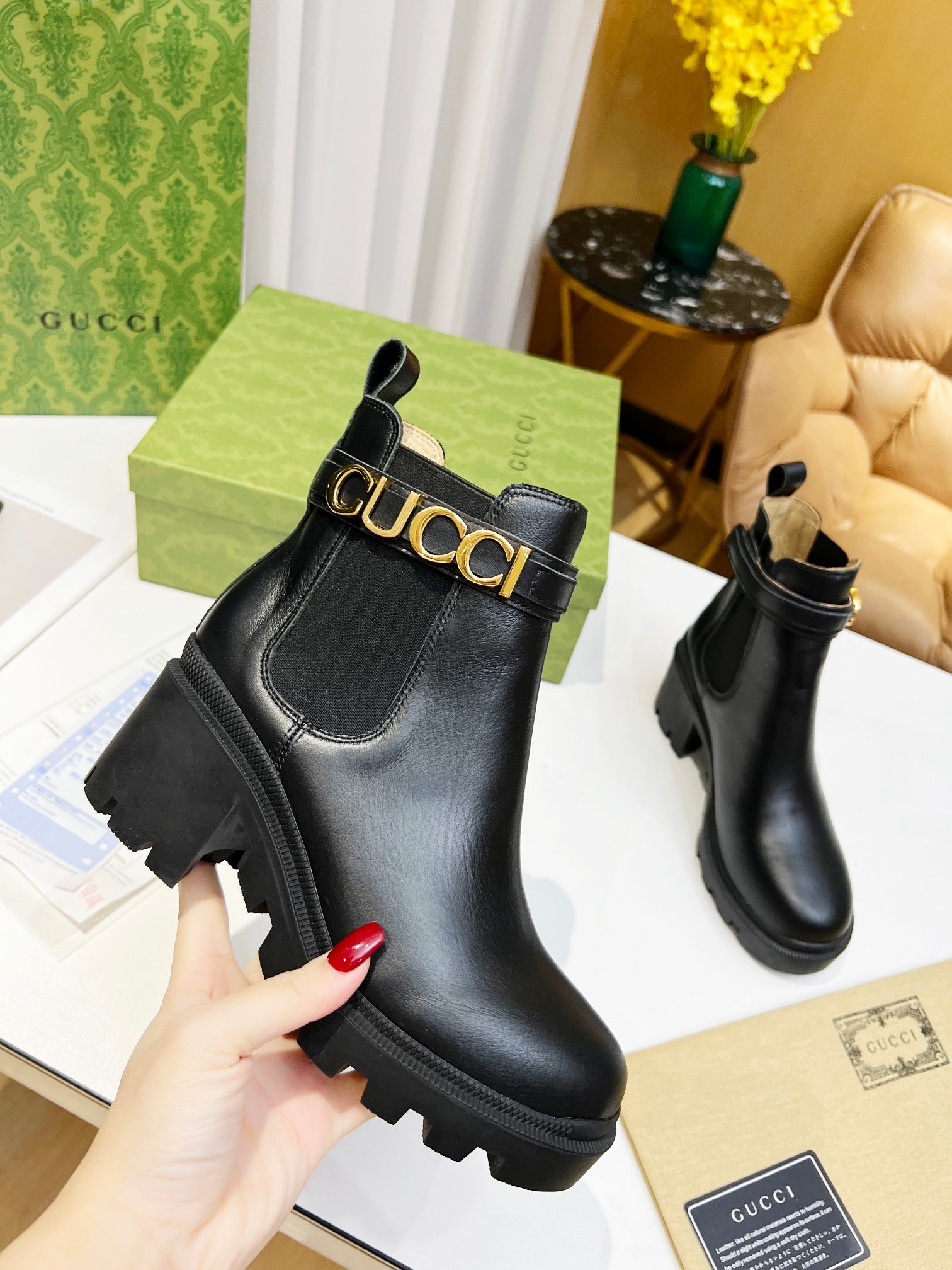 Z2XB197 Popular leather boot (top layer leather lining)