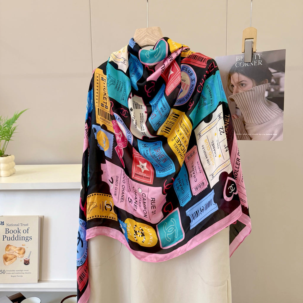 W1Z35C198  Popular Silk Scarve