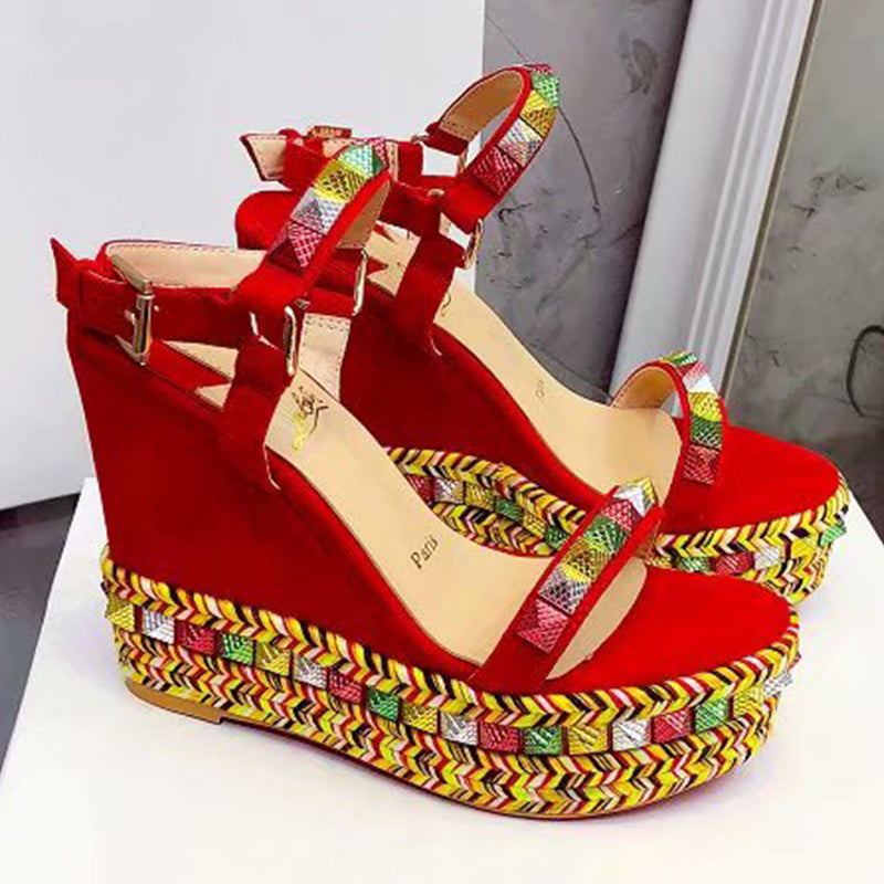 Z2ZA56 Popular leather High heels 12cm heel