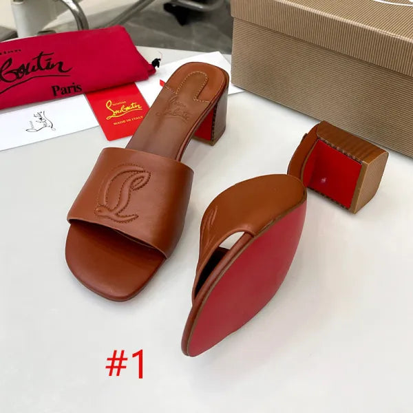 Z2XA28 Popular leather High heels  Heel height 5.5cm