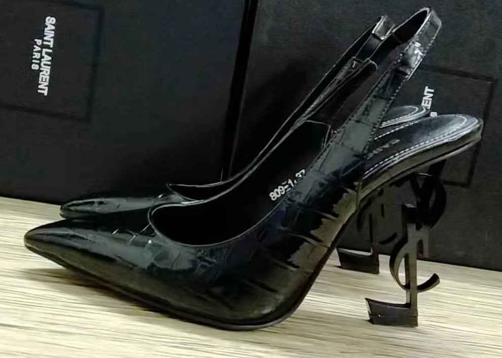 Z2XSL157 Popular leather high heels(10.5cm)