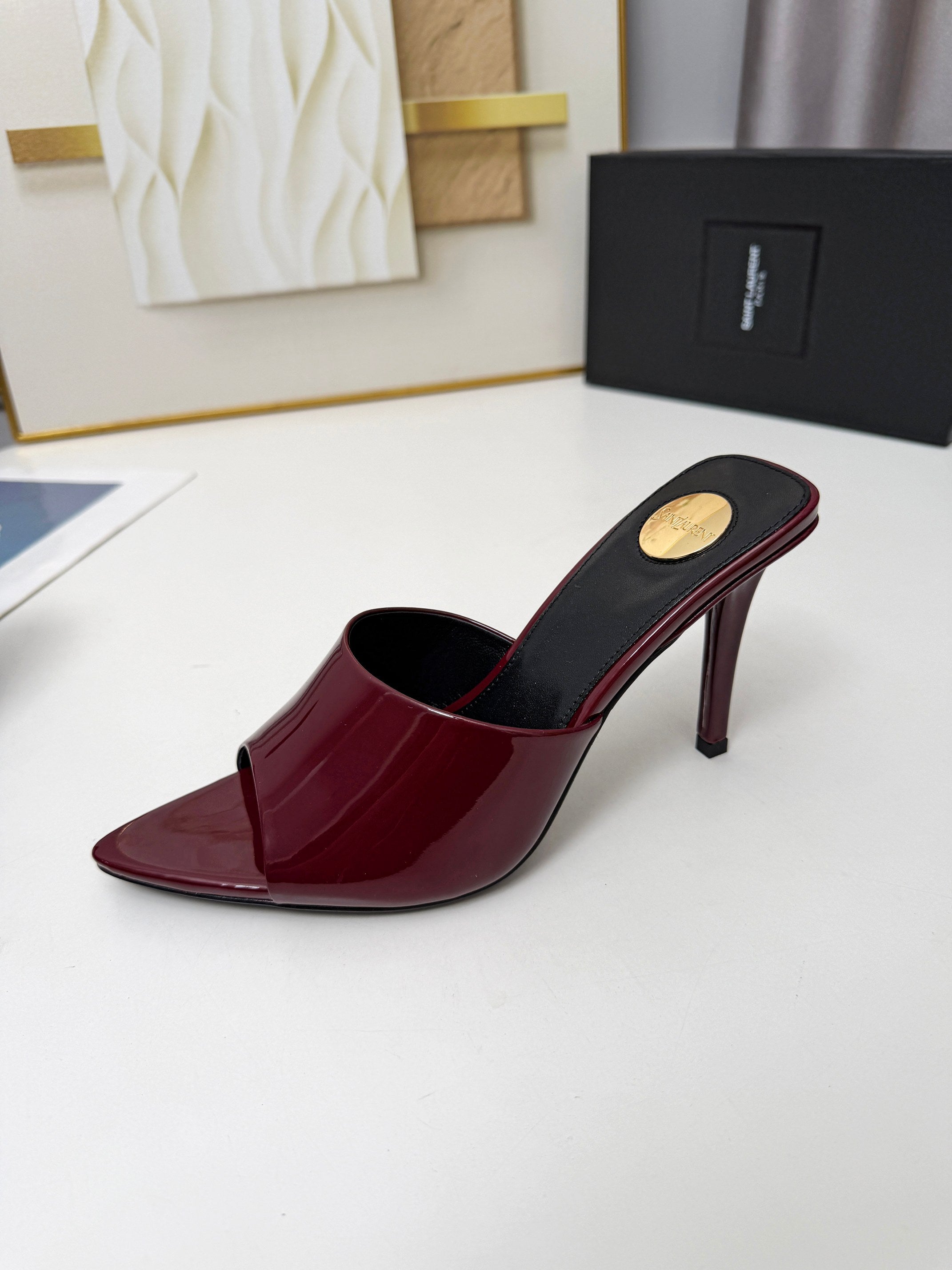 Z2P36SL6 Popular high-quality leather Shoes(heel-height 9cm)